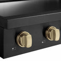 ZLINE Autograph Edition 30 in. Paramount Induction Rangetop with 4 Element Cooktop in Black Stainless Steel and Champagne Bronze Accents (SINRTBZ-30-CB)