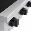 ZLINE Autograph Edition 36 in. Paramount Induction Rangetop with 5 Element Cooktop in Satin Stainless Steel and Matte Black Accents (SINRTSZ-36-MB)
