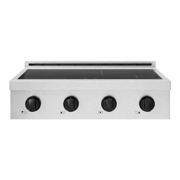 ZLINE Autograph Edition 30 in. Paramount Induction Rangetop with 4 Element Cooktop in Stainless Steel and Matte Black Accents (SINRTZ-30-MB)