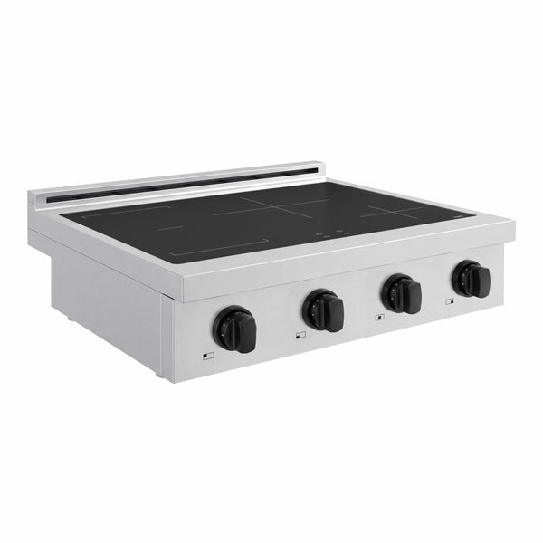 ZLINE Autograph Edition 30 in. Paramount Induction Rangetop with 4 Element Cooktop in Stainless Steel and Matte Black Accents (SINRTZ-30-MB)