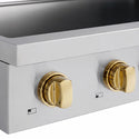 ZLINE Autograph Edition 36 in. Paramount Induction Rangetop with 5 Element Cooktop in Stainless Steel and Polished Gold Accents (SINRTZ-36-G)
