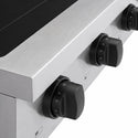 ZLINE Autograph Edition 36 in. Paramount Induction Rangetop with 5 Element Cooktop in Stainless Steel and Matte Black Accents (SINRTZ-36-MB)
