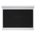 ZLINE Autograph Edition 36 in. Paramount Induction Rangetop with 5 Element Cooktop in Satin Stainless Steel and Matte Black Accents (SINRTSZ-36-MB)