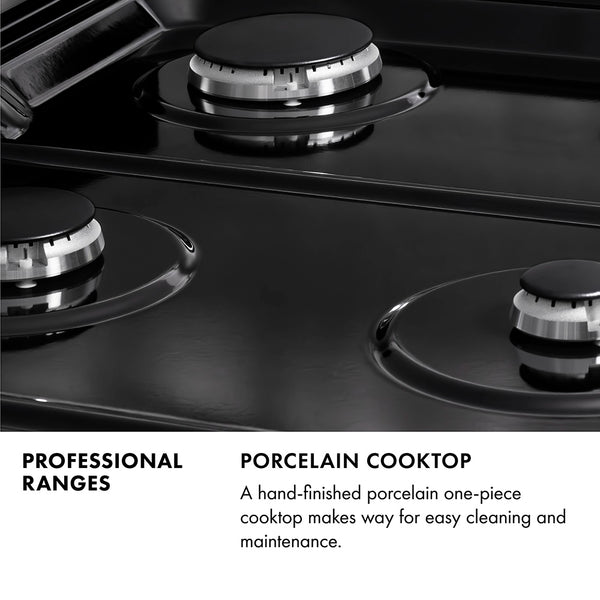 ZLINE Autograph Edition 48 in. 6.0 cu. ft. Legacy Dual Fuel Range with 7 Burner Gas Cooktop and 2 Electric Ovens in Satin Stainless Steel and Champagne Bronze Accents, Open Box-Great Condition