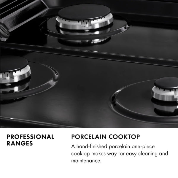 ZLINE 48 in. 6.7 cu. ft. Paramount Double Oven Gas Range with 8 Burner Cooktop in Stainless Steel, Open Box-Good Condition