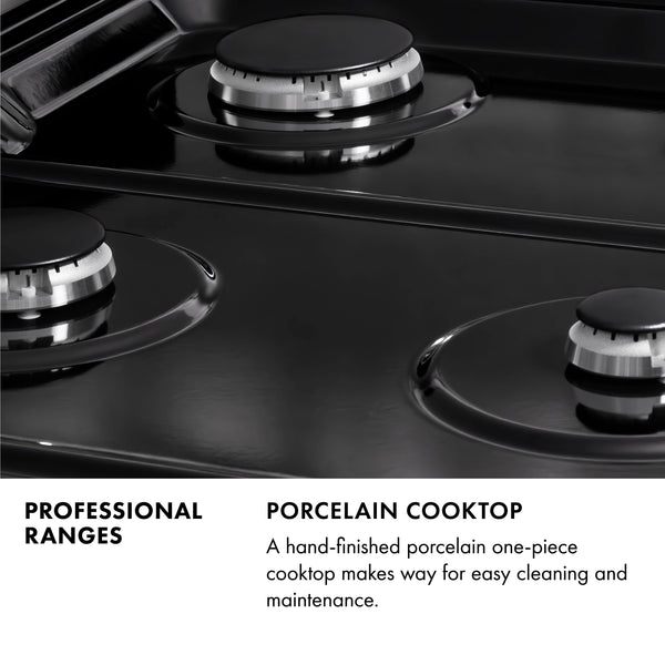 ZLINE Autograph Edition 36 in. 4.6 cu. ft. Legacy Dual Fuel Range with 6 Burner Gas Cooktop and Electric Convection Oven in Stainless Steel and Champagne Bronze Accents (RAZ-36-CB)