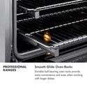 ZLINE Autograph Edition 48 in. 6.0 cu. ft. Legacy Dual Fuel Range with 7 Burner Gas Cooktop and 2 Electric Ovens in Black Stainless Steel and Polished Gold Accents, Open Box-Good Condition