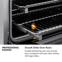 ZLINE Autograph Edition 48 in. 6.7 cu. ft. Paramount Double Oven Gas Range with 8 Burner Cooktop in Stainless Steel and Champagne Bronze Accents, Open Box-Good Condition