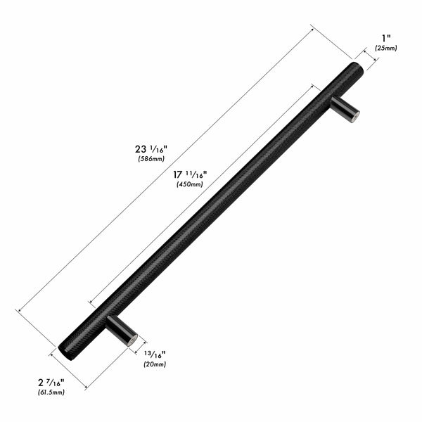 ZLINE 30 in. Wall-Mount Range Hood Helix Handle (Set of 1) in Black Stainless Steel (RHHZ-K-BS-30)
