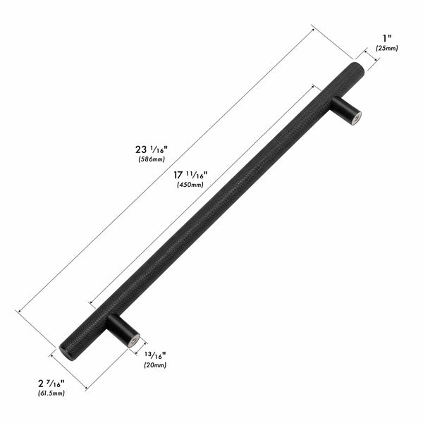 ZLINE Autograph Edition 30 in. Wall-Mount Range Hood Helix Handle (Set of 1) in Matte Black (RHHZ-K-MB-30)