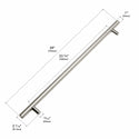 ZLINE Autograph Edition 36 in. Wall-Mount Range Hood Helix Handle (Set of 1) in Polished Nickel (RHHZ-K-PN-36)