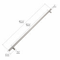 ZLINE 48 in. Wall-Mount Range Hood Helix Handle (Set of 1) in Stainless Steel (RHHZ-K-ST-48)