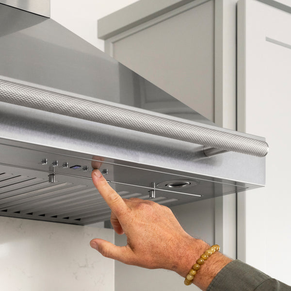 ZLINE 48 in. Wall-Mount Range Hood Helix Handle (Set of 1) in Stainless Steel (RHHZ-K-ST-48)