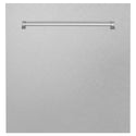 ZLINE 24" Monument Dishwasher Panel in Fingerprint Resistant Stainless Steel with Traditional Handle (DPMT-SN-24)