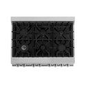 ZLINE 36 in. 4.6 cu. ft. Legacy Dual Fuel Range with 6 Burner Gas Cooktop and Electric Convection Oven in Satin Stainless Steel, Open Box-Great Condition