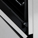 ZLINE 24 in. 2.8 cu. ft. Legacy Dual Fuel Range with 4 Burner Gas Cooktop and Electric Convection Oven in Satin Stainless Steel, Open Box-Great Condition