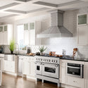 ZLINE 48 in. 6.0 cu. ft. Legacy Dual Fuel Range with 7 Burner Gas Cooktop and 2 Electric Ovens in Satin Stainless Steel, Open Box-Good Condition