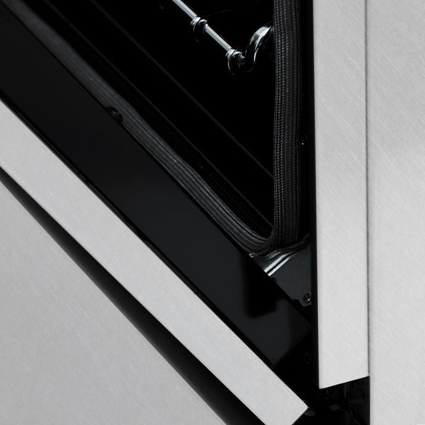 ZLINE 60 in. 7.4 cu. ft. Legacy Dual Fuel Range with 9 Burner Gas Cooktop and 2 Electric Convection Ovens in Satin Stainless Steel (RAS-SN-60)
