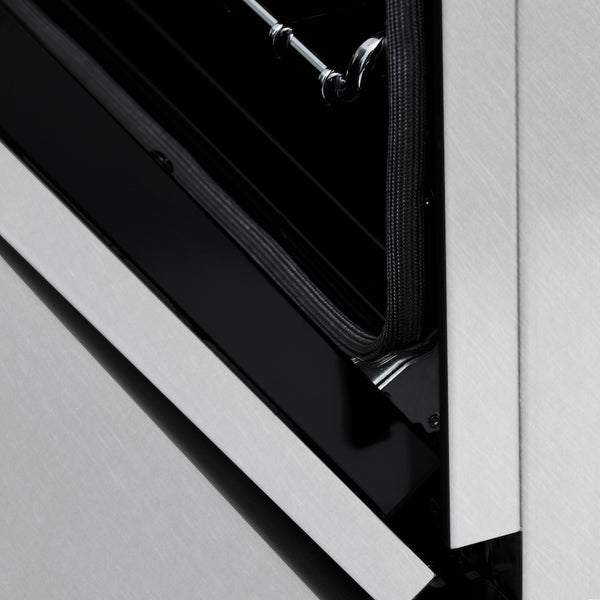 ZLINE 60 in. 7.4 cu. ft. Legacy Dual Fuel Range with 9 Burner Gas Cooktop and 2 Electric Convection Ovens in Satin Stainless Steel, Open Box-Great Condition