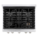 ZLINE 30 in. 4.2 cu. ft. Paramount Dual Fuel Range with 4 Burner Gas Cooktop and Electric Convection Oven in Satin Stainless Steel, Open Box-Good Condition