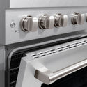 ZLINE 48 in. 6.7 cu. ft. Paramount Double Oven Dual Fuel Range with 8 Burner Gas Cooktop in Satin Stainless Steel, Open Box-Good Condition