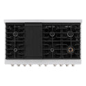 ZLINE 48 in. 6.7 cu. ft. Paramount Double Oven Dual Fuel Range with 8 Burner Gas Cooktop in Satin Stainless Steel, Open Box-Great Condition
