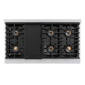 ZLINE 48 in. 6.7 cu. ft. Paramount Dual Fuel Range with 8 Burner DuoPro™ Cooktop and Dual Ovens in Satin Stainless Steel, Open Box-Good Condition