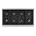 ZLINE 48 in. 6.7 cu. ft. Paramount Dual Fuel Range with 8 Burner DuoPro™ Cooktop and Dual Ovens in Satin Stainless Steel, Open Box-Good Condition