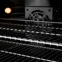 ZLINE Autograph Edition 36 in. 5.2 cu. ft. Paramount Dual Fuel Range with 6 Burner DuoPro™ Cooktop and Electric Convection Oven in Satin Stainless Steel with Black Matte Door and Champagne Bronze Accents (PSDRSZ-BLM36-CB)