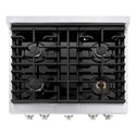 ZLINE 30 in. 4.2 cu. ft. Paramount Gas Range with 4 Burner Cooktop and Convection Gas Oven in Satin Stainless Steel, Open Box-Great Condition