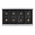 ZLINE 48 in. 6.7 cu. ft. Paramount Gas Range with 8 Burner DuoPro™ Cooktop and Dual Ovens in Satin Stainless Steel, Open Box-Good Condition