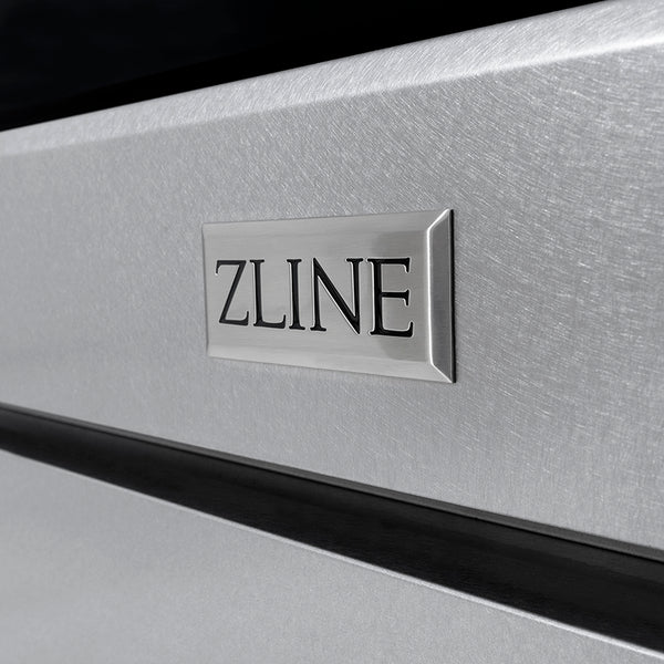 ZLINE Autograph Edition 30 in. 4.2 cu. ft. Paramount Gas Range with 4 Burner DuoPro™ Cooktop and Convection Gas Oven in Satin Stainless Steel and Polished Gold Accents, Open Box-Great Condition