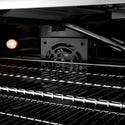 ZLINE Autograph Edition 30 in. 4.2 cu. ft. Paramount Gas Range with 4 Burner DuoPro™ Cooktop and Convection Gas Oven in Satin Stainless Steel and Matte Black Accents (PSGRSZ-30-MB)