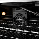 ZLINE Autograph Edition 30 in. 4.2 cu. ft. Paramount Gas Range with 4 Burner DuoPro™ Cooktop and Convection Gas Oven in Satin Stainless Steel with White Matte Door and Polished Gold Accents, Open Box-Great Condition