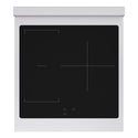 ZLINE 24 in. 3.2 cu. ft. Paramount Induction Range with 3 Element Cooktop and Electric Convection Oven in Satin Stainless Steel with White Matte Door (SINRS-WM-24)