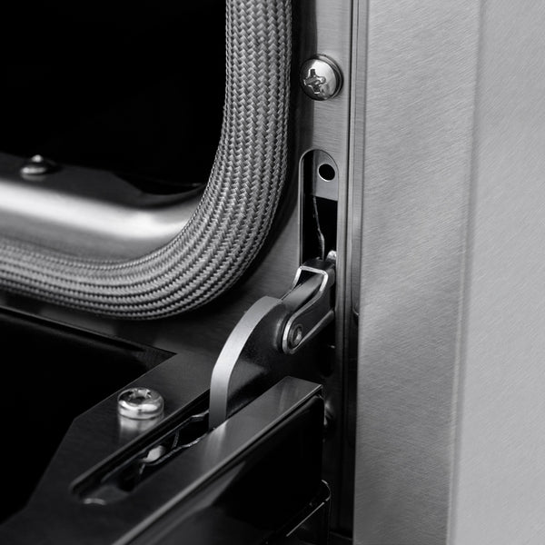 ZLINE Autograph Edition 30 in. 4.2 cu. ft. Paramount Induction Range with 4 Element Cooktop and Electric Convection Oven in Satin Stainless Steel with Matte Black Accents (SINRSZ-30-MB)