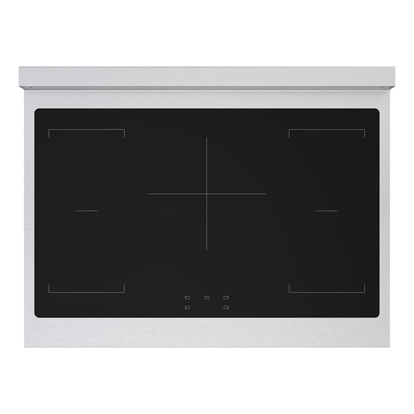 ZLINE Autograph Edition 36 in. 5.2 cu. ft. Paramount Induction Range with 5 Element Cooktop and Electric Convection Oven in Satin Stainless Steel with Champagne Bronze Accents (SINRSZ-36-CB)