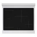 ZLINE Autograph Edition 30 in. 4.2 cu. ft. Paramount Induction Range with 4 Element Cooktop and Electric Convection Oven in Satin Stainless Steel with White Matte Door and Polished Gold Accents, Open Box-Great Condition