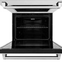 ZLINE 30 in. Professional True Convection Double Wall Oven with Air Fry and Self Clean in Satin Stainless Steel, Open Box-Great Condition