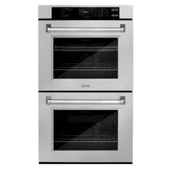 ZLINE 30 in. Professional True Convection Double Wall Oven with Air Fry and Self Clean in Satin Stainless Steel, Open Box-Great Condition