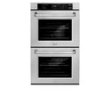 ZLINE 30 in. Professional True Convection Double Wall Oven with Air Fry and Self Clean in Satin Stainless Steel, Open Box-Good Condition