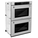 ZLINE 30 in. Professional True Convection Double Wall Oven with Air Fry and Self Clean in Satin Stainless Steel, Open Box-Good Condition