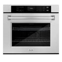 ZLINE 30 in. Professional True Convection Single Wall Oven with Air Fry and Self Clean in Satin Stainless Steel, Open Box-Great Condition