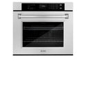 ZLINE 30 in. Professional True Convection Single Wall Oven with Air Fry and Self Clean in Black Stainless Steel, Open Box-Great Condition