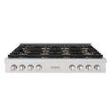 ZLINE 48 in. Paramount Gas Rangetop with 8 Burner DuoPro™ Cooktop in Satin Stainless Steel, Open Box-Great Condition