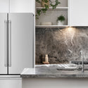 ZLINE 36 in. 22.5 cu. ft. Counter-Depth French Door Refrigerator with Ice Maker in Fingerprint-Resistant Stainless Steel, Open Box-Good Condition