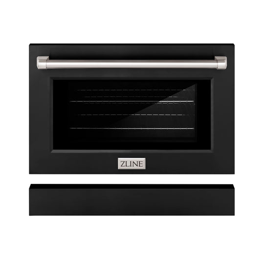 ZLINE 30 in. Black Matte Range Door for SGR Models (SR-DR-BLM-30)