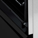 ZLINE 24 in. 2.8 cu. ft. Legacy Induction Range with 4 Element Cooktop and Electric Oven in Stainless Steel and Black Matte Door, Open Box-Good Condition