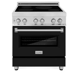 ZLINE 30 in. 4.0 cu. ft. Legacy Induction Range with 4 Element Cooktop and Electric Oven