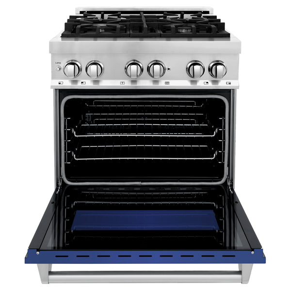 ZLINE 30 in. Dual Fuel Range with Gas Stove and Electric Oven in Stainless Steel (RA30)